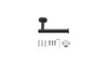 ELEGANT KITCHEN AND BATH HWB-11S3HMBK Freya 3-Piece Bathroom Hardware Set in Matte Black