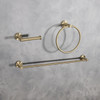 ELEGANT KITCHEN AND BATH HWB-11S3RBGD Alma 3-Piece Bathroom Hardware Set in Brushed Gold