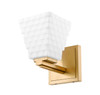 Z-LITE 7514-1S-MGLD 1 Light Wall Sconce, Modern Gold