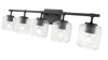 Z-LITE 7515-5V-MB 5 Light Vanity, Matte Black