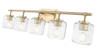 Z-LITE 7515-5V-MGLD 5 Light Vanity, Modern Gold