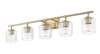 Z-LITE 7515-5V-MGLD 5 Light Vanity, Modern Gold