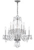 CRYSTORAMA 5080-CH-CL-I Traditional Crystal 10 Light Clear Italian Crystal Polished Chrome Chandelier CRYSTORAMA 5080-CH-CL-I Traditional Crystal 10 Light Clear Italian Crystal Polished Chrome Chandelier