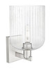 INNOVATIONS 716-1W-SN-G559-8SDY Bridal Veil 1-Light Sconce Brushed Satin Nickel