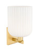 INNOVATIONS 716-1W-SG-G559-8GWH Bridal Veil 1-Light Sconce Satin Gold