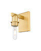 INNOVATIONS 716-1W-SG-G559-8GWH Bridal Veil 1-Light Sconce Satin Gold