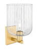 INNOVATIONS 716-1W-SG-G559-8CL Bridal Veil 1-Light Sconce Satin Gold