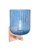 INNOVATIONS 716-1W-AC-G559-8BL Bridal Veil 1-Light Sconce Antique Copper