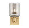 INNOVATIONS 716-1W-BB-G559-5SM Bridal Veil 1-Light Sconce Brushed Brass