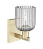 INNOVATIONS 716-1W-AB-G559-5SM Bridal Veil 1-Light Sconce Antique Brass