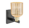 INNOVATIONS 716-1W-BAB-G559-5ME Bridal Veil 1-Light Sconce Black Antique Brass