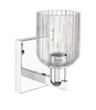 INNOVATIONS 716-1W-PC-G559-5CL Bridal Veil 1-Light Sconce Polished Chrome