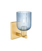 INNOVATIONS 716-1W-SG-G559-5BL Bridal Veil 1-Light Sconce Satin Gold