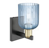 INNOVATIONS 716-1W-BAB-G559-5BL Bridal Veil 1-Light Sconce Black Antique Brass