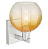 INNOVATIONS 716-1W-SN-G483-8AM Brookhaven Globe 1-Light Sconce Brushed Satin Nickel