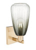 INNOVATIONS 716-1W-CB-G480-6SL Brookhaven Almond 1-Light Sconce Champagne Bronze