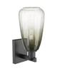 INNOVATIONS 716-1W-BK-G480-6SL Brookhaven Almond 1-Light Sconce Matte Black