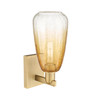 INNOVATIONS 716-1W-BB-G480-6AM Brookhaven Almond 1-Light Sconce Brushed Brass