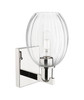 INNOVATIONS 716-1W-PN-G459-6CL Preston 1-Light Sconce Polished Nickel