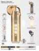 INNOVATIONS 413-1W-PN-G413-1W-4ME Pilaster 1-Light Sconce Polished Nickel