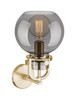 INNOVATIONS 410-1W-CB-G410-8SM Newton Sphere 1-Light Sconce Champagne Bronze