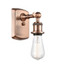 INNOVATIONS 516-1W-AC-G128-8 Athens 1-Light Sconce Antique Copper