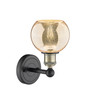 INNOVATIONS 616-1W-BAB-G128-6 Athens 1-Light Sconce Black Antique Brass