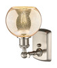 INNOVATIONS 516-1W-SN-G128-6 Athens 1-Light Sconce Brushed Satin Nickel