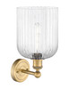 INNOVATIONS 616-1W-BB-G559-8CL Bridal Veil 1-Light Sconce Brushed Brass