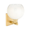 INNOVATIONS 716-1W-SG-G483-8OP Brookhaven Globe 1-Light Sconce Satin Gold