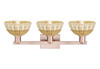 INNOVATIONS 716-3W-AC-NBD2-75-NAT Natural Ballston Dome 3-Light Bath Vanity Light Antique Copper