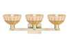 INNOVATIONS 716-3W-AB-NBD2-75-NAT Natural Ballston Dome 3-Light Bath Vanity Light Antique Brass
