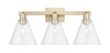 INNOVATIONS 716-3W-CB-GBC-82 Berkshire Glass 3-Light Bath Vanity Light Champagne Bronze