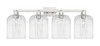 INNOVATIONS 716-4W-SN-G559-8CL Bridal Veil 4-Light Bath Vanity Light Brushed Satin Nickel