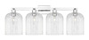 INNOVATIONS 716-4W-PC-G559-8CL Bridal Veil 4-Light Bath Vanity Light Polished Chrome
