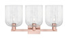 INNOVATIONS 716-3W-AC-G559-8CL Bridal Veil 3-Light Bath Vanity Light Antique Copper