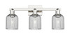 INNOVATIONS 716-3W-PN-G559-5SM Bridal Veil 3-Light Bath Vanity Light Polished Nickel