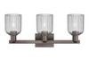 INNOVATIONS 716-3W-OB-G559-5SM Bridal Veil 3-Light Bath Vanity Light Oil Rubbed Bronze