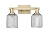 INNOVATIONS 716-2W-CB-G559-5SM Bridal Veil 2-Light Bath Vanity Light Champagne Bronze