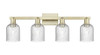 INNOVATIONS 716-4W-AB-G559-5SDY Bridal Veil 4-Light Bath Vanity Light Antique Brass