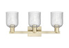 INNOVATIONS 716-3W-AB-G559-5SDY Bridal Veil 3-Light Bath Vanity Light Antique Brass