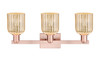 INNOVATIONS 716-3W-AC-G559-5ME Bridal Veil 3-Light Bath Vanity Light Antique Copper
