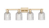 INNOVATIONS 716-4W-CB-G559-5CL Bridal Veil 4-Light Bath Vanity Light Champagne Bronze
