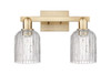 INNOVATIONS 716-2W-CB-G559-5CL Bridal Veil 2-Light Bath Vanity Light Champagne Bronze