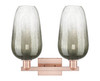INNOVATIONS 716-2W-AC-G484-7SL Brookhaven Flute 2-Light Bath Vanity Light Antique Copper