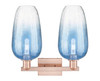 INNOVATIONS 716-2W-AC-G484-7SB Brookhaven Flute 2-Light Bath Vanity Light Antique Copper