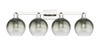 INNOVATIONS 716-4W-PN-G483-8SL Brookhaven Globe 4-Light Bath Vanity Light Polished Nickel