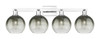 INNOVATIONS 716-4W-PC-G483-8SL Brookhaven Globe 4-Light Bath Vanity Light Polished Chrome