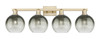 INNOVATIONS 716-4W-CB-G483-8SL Brookhaven Globe 4-Light Bath Vanity Light Champagne Bronze
