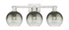 INNOVATIONS 716-3W-SN-G483-8SL Brookhaven Globe 3-Light Bath Vanity Light Brushed Satin Nickel